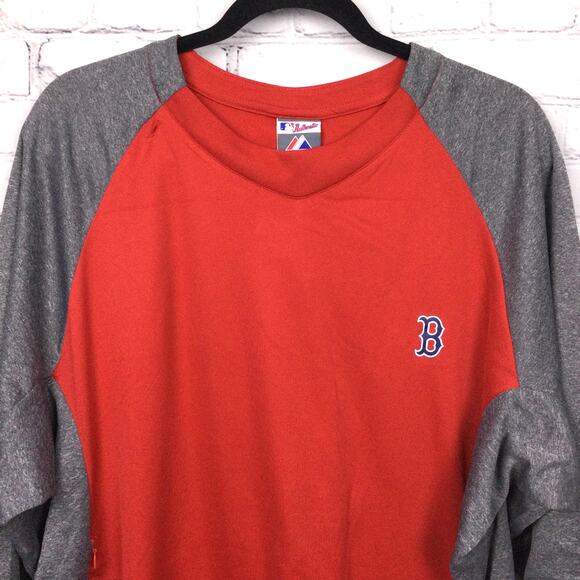 Majestic Authentic Baseball Thermal Base Warm Up Boston Red Socks Ortiz 2XL - Picture 2 of 13